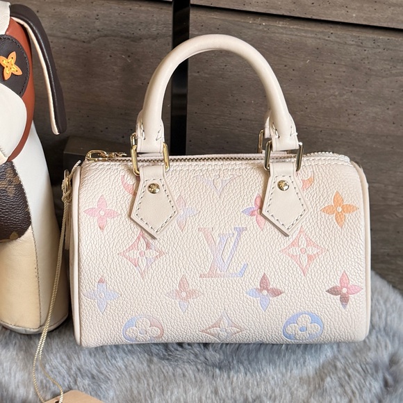 💜Louis Vuitton Limited Edition Momogram  Dream Empriente Nano Speedy Crossbody🩷 - Picture 2 of 15